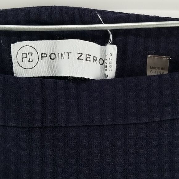 Point Zero Pants Women's USA 6 Leggings Skinny Purple Stripped Pull On Yoga - Picture 4 of 16